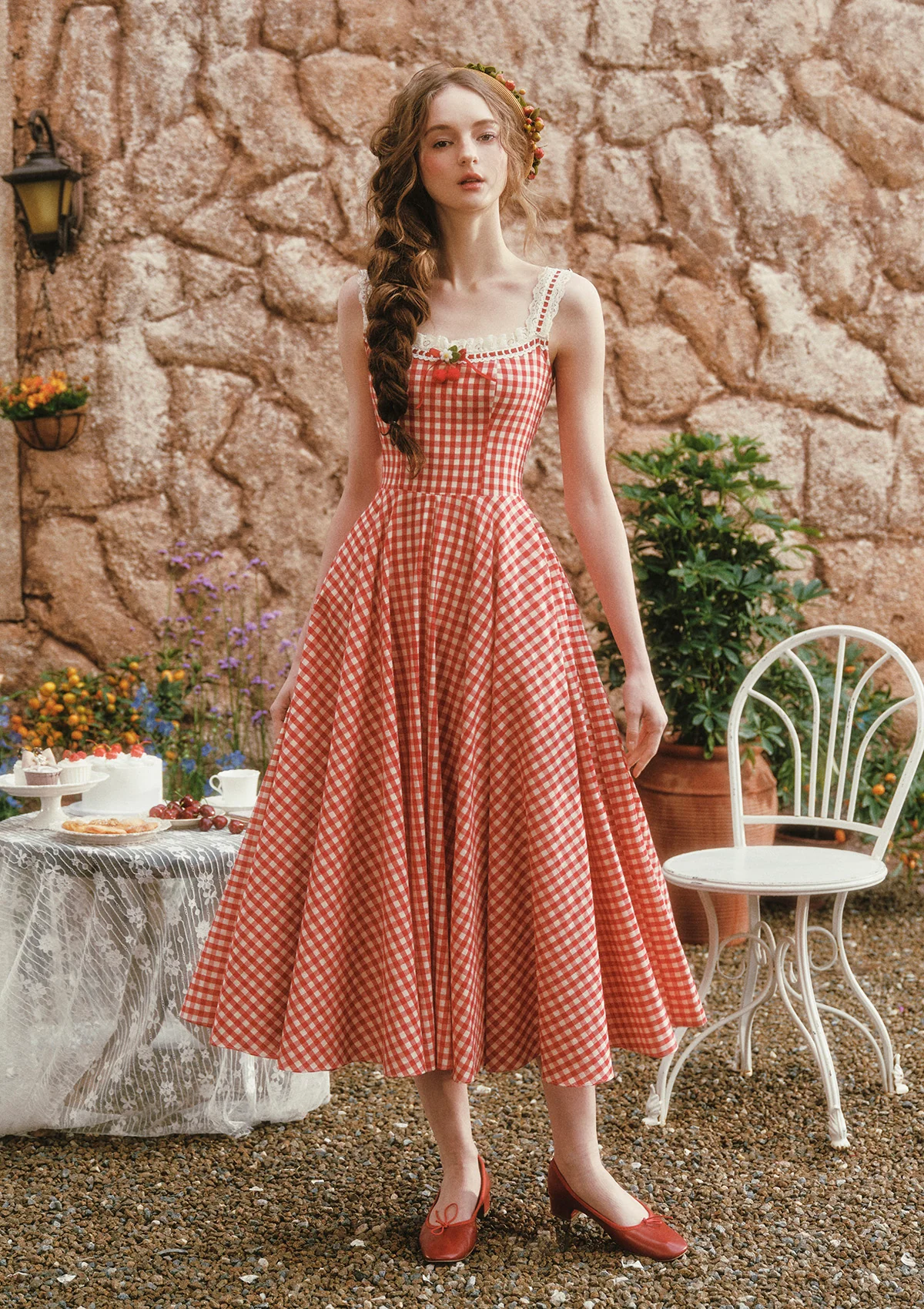 Afternoon Berry Tea Dress - Image 8