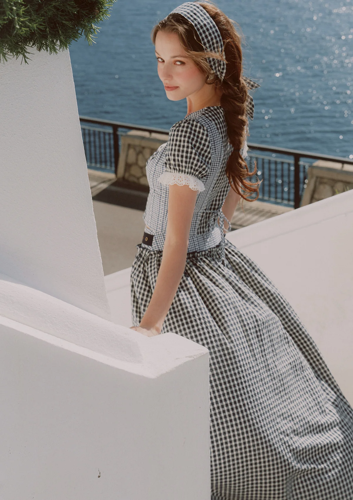 Cottage Girl Diary Navy Top - Image 6