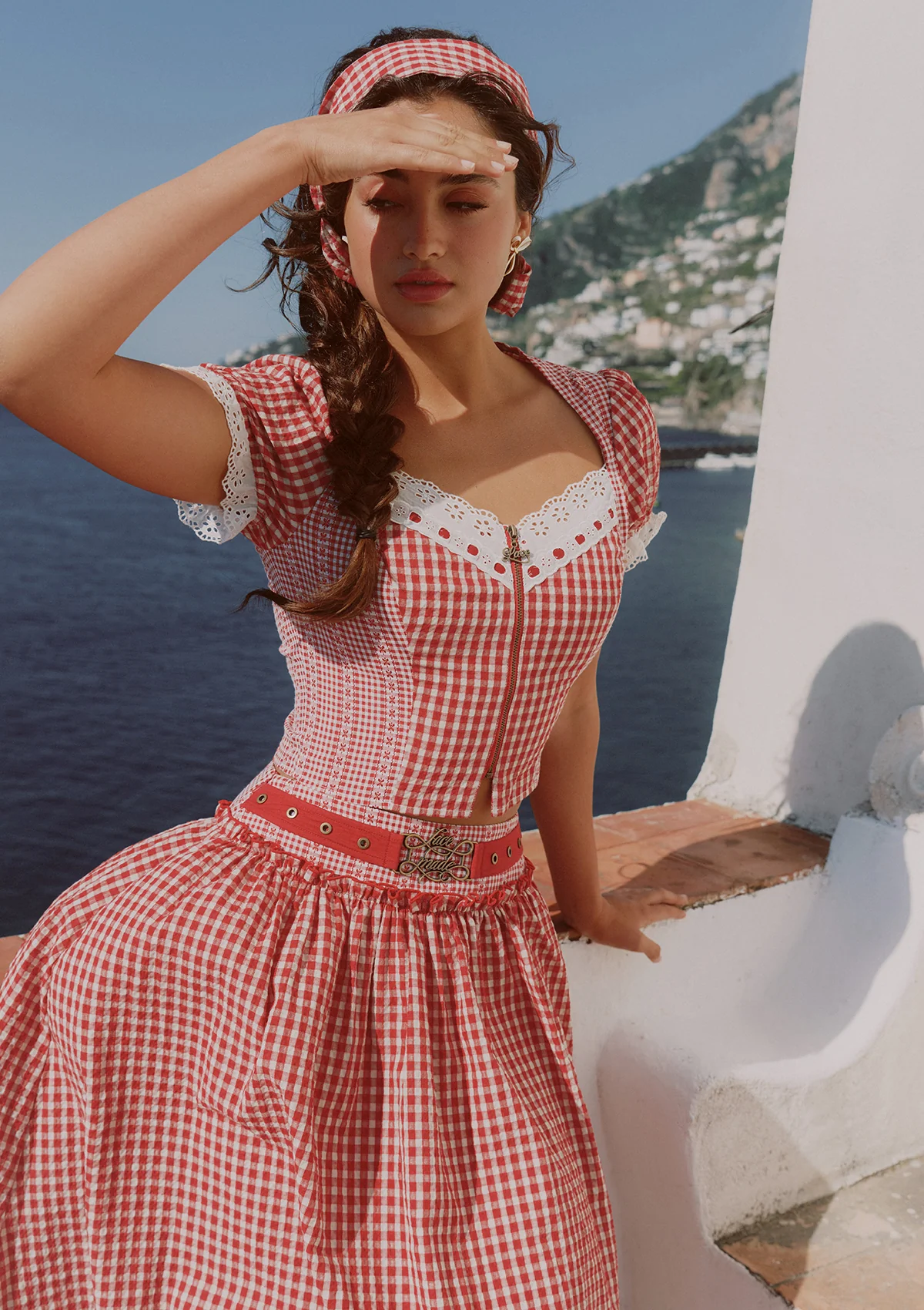 Cottage Girl Diary Red Top - Image 8