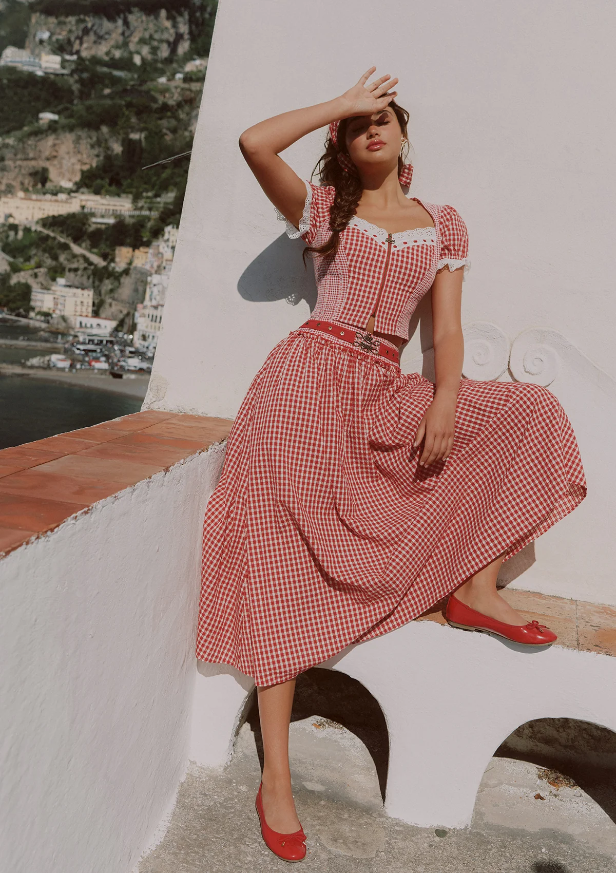Cottage Girl Diary Red Top - Image 9