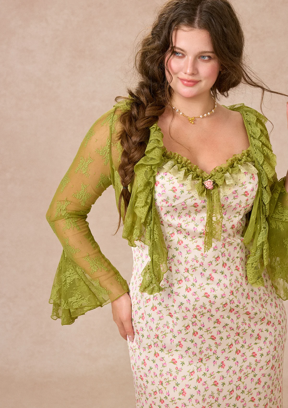 Curve&Plus Enchanted Forest Cardigan - Image 3