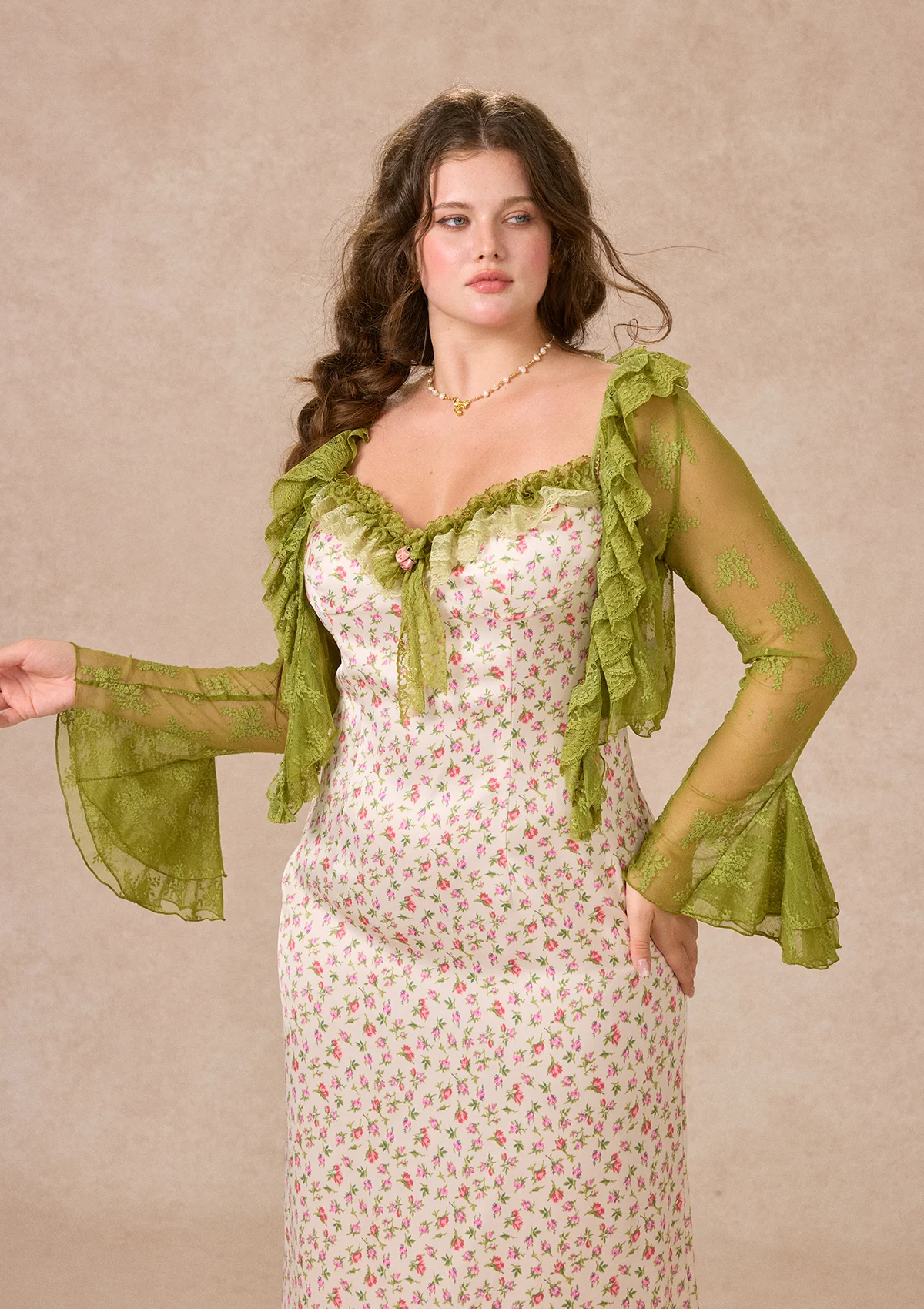 Curve&Plus Enchanted Forest Cardigan - Image 4