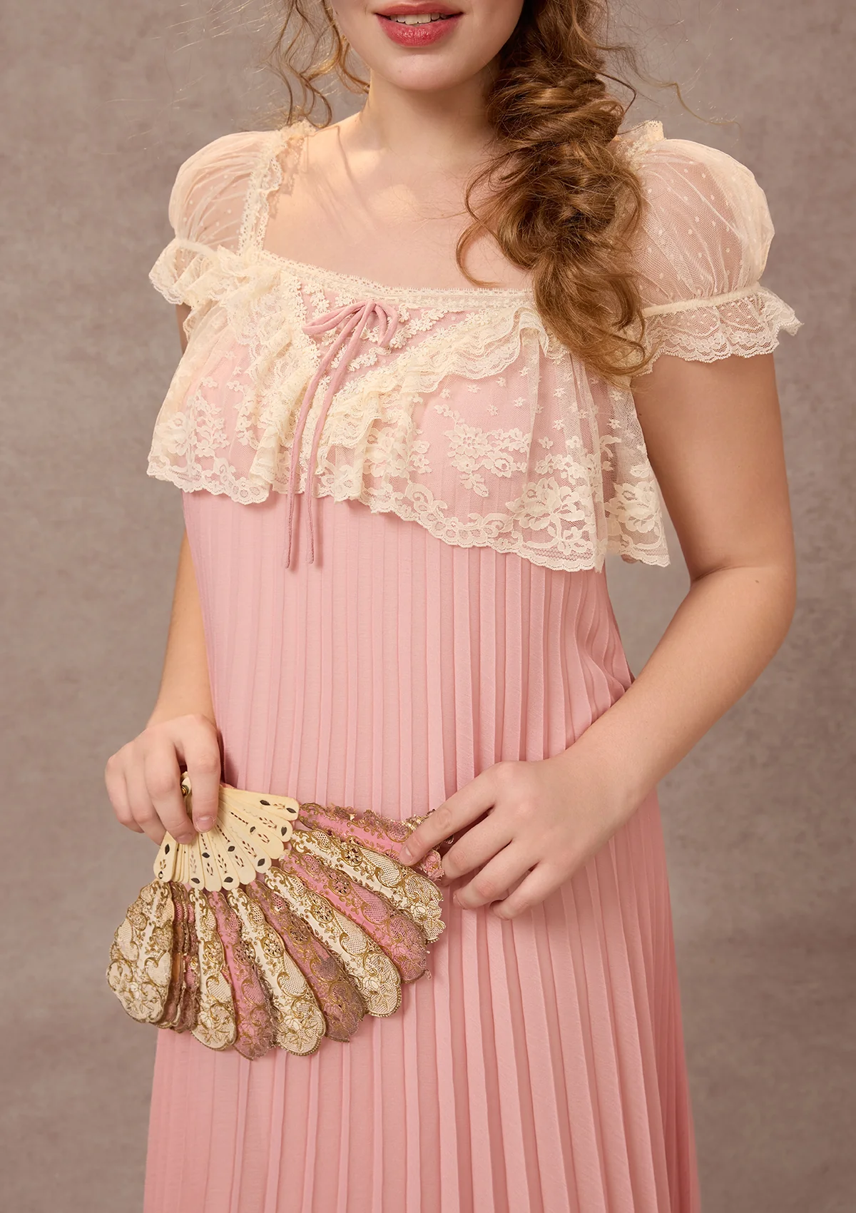 Curve&Plus Honeyed Peach Bloom Dress - Image 4
