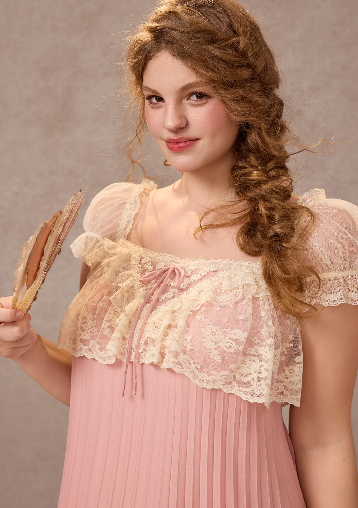 Curve&Plus Honeyed Peach Bloom Dress - Image 9