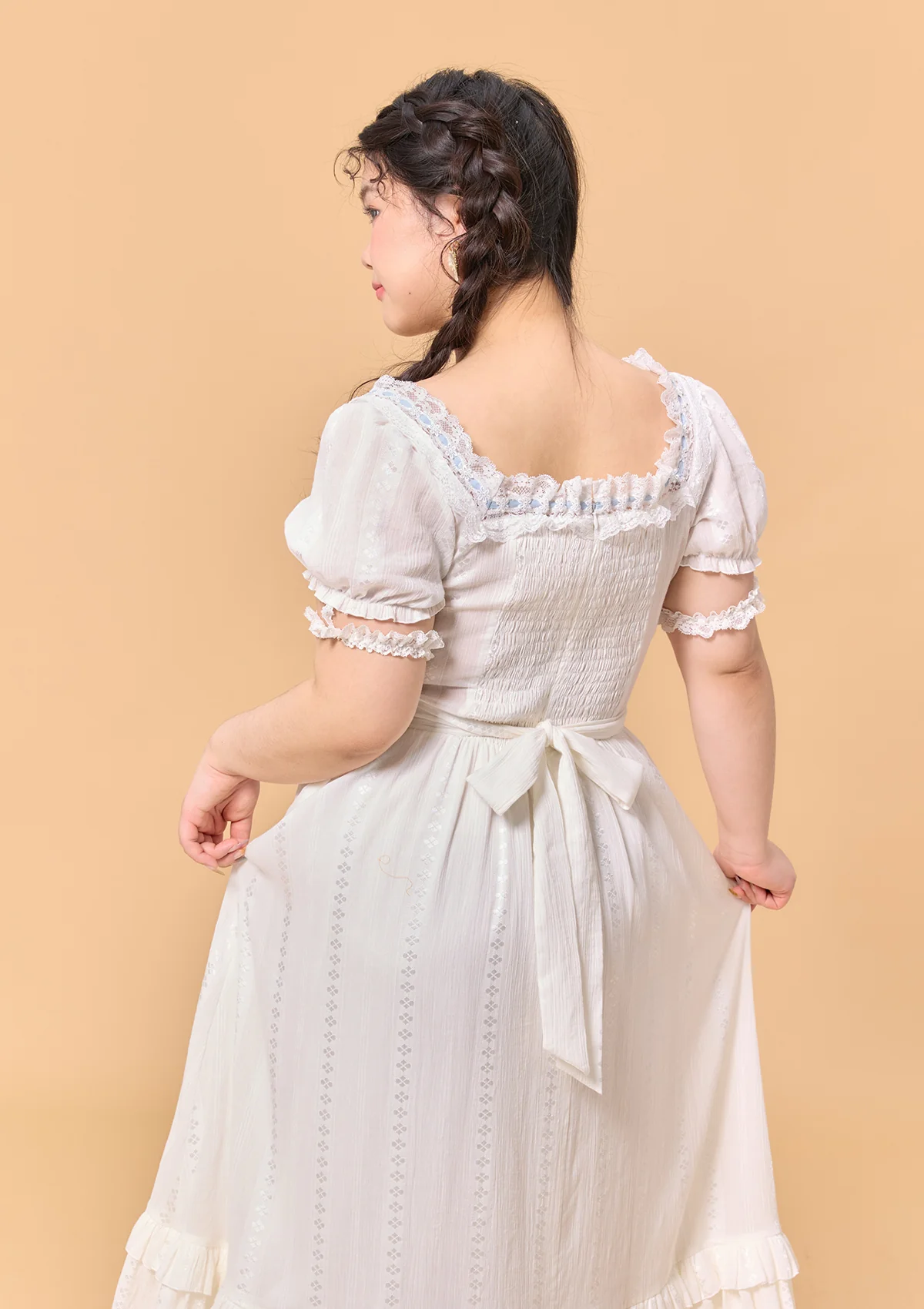 Curve & Plus Dear White Pages Dress - Image 4