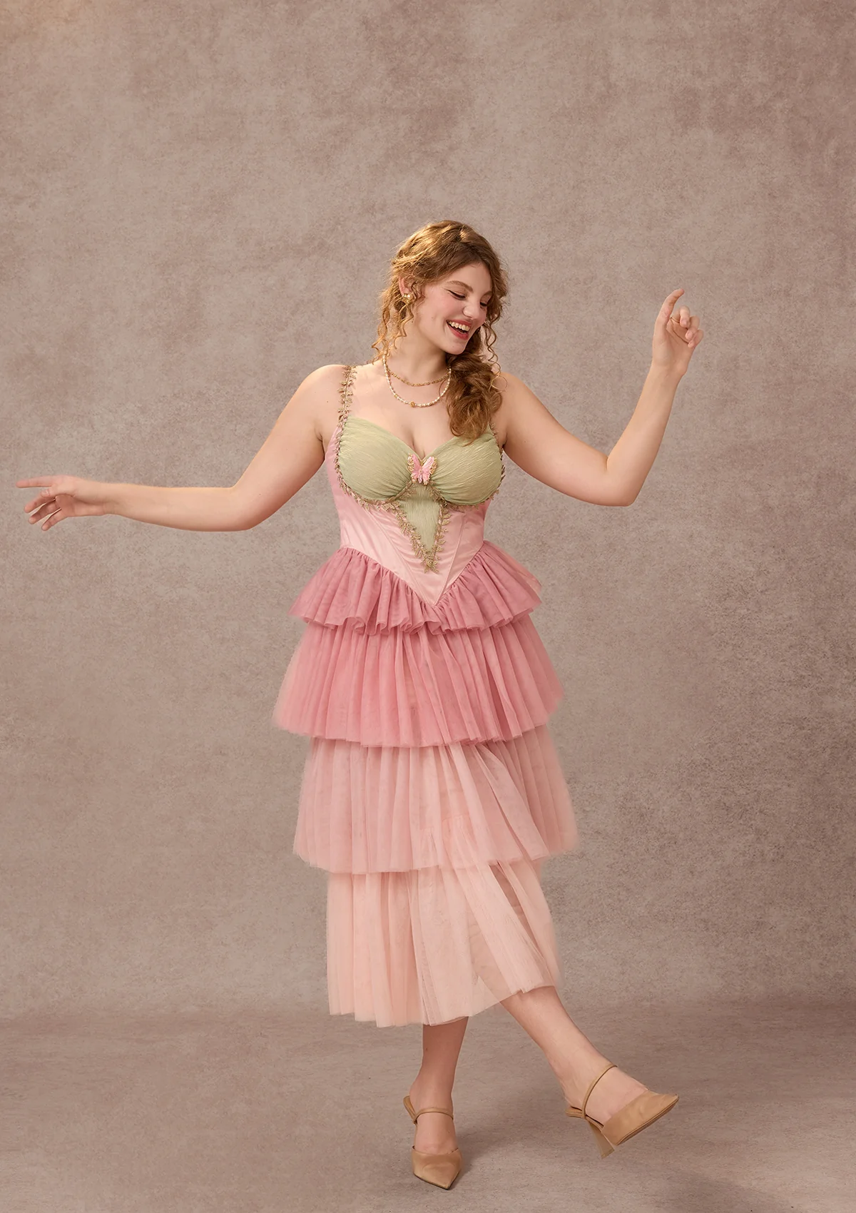Curve&Plus Entwined in Bloom Corset Dress - Image 4