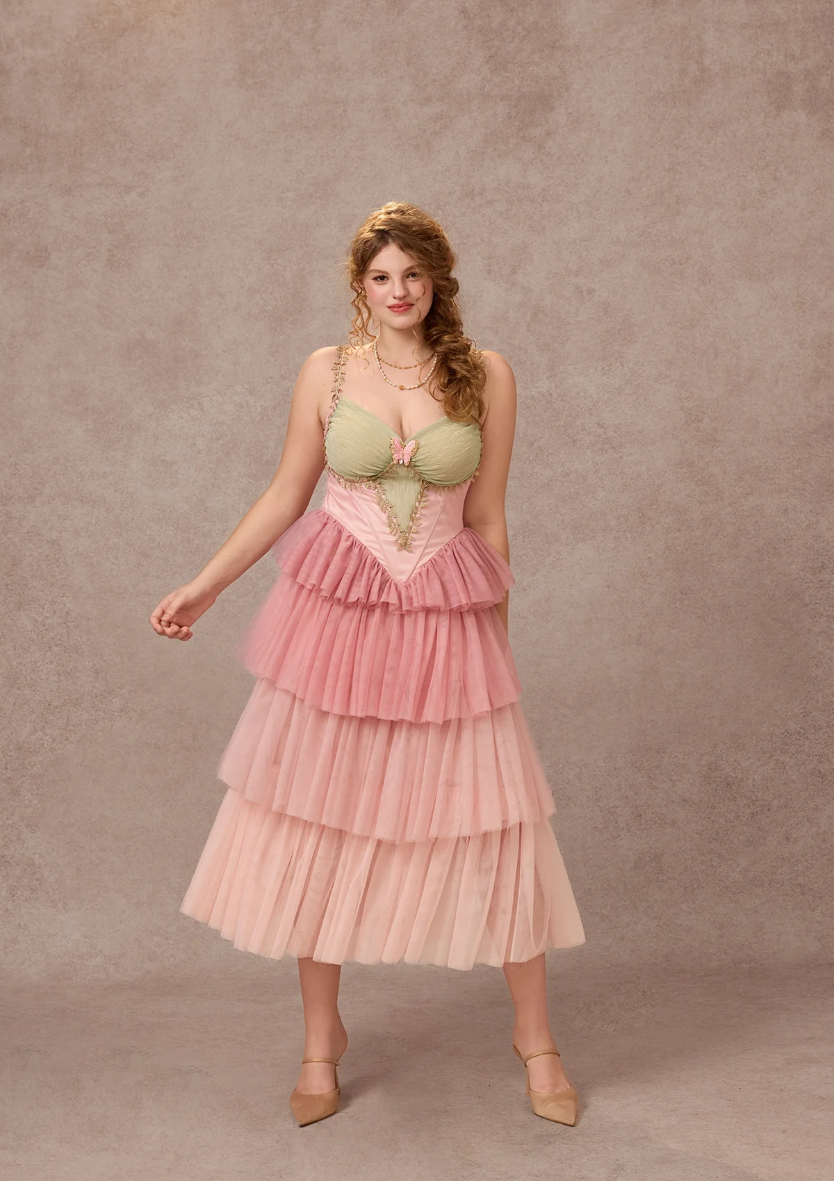 Curve&Plus Entwined in Bloom Corset Dress - Image 6