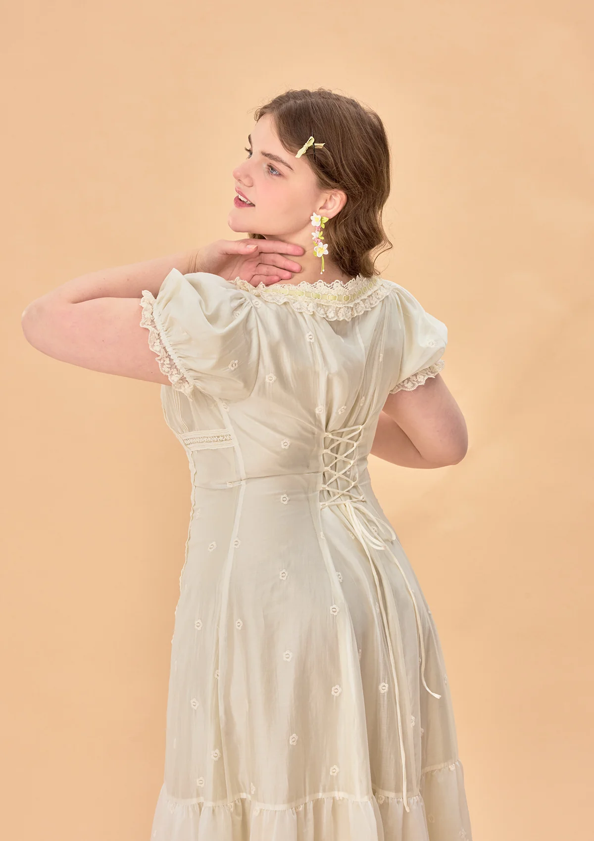 Curve & Plus Green Grapes Dress - Image 3