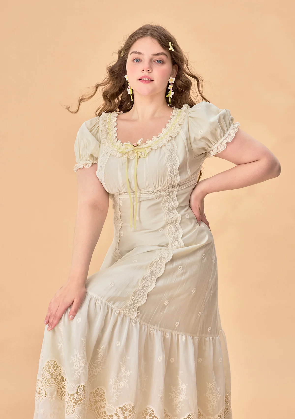 Curve & Plus Green Grapes Dress - Image 8
