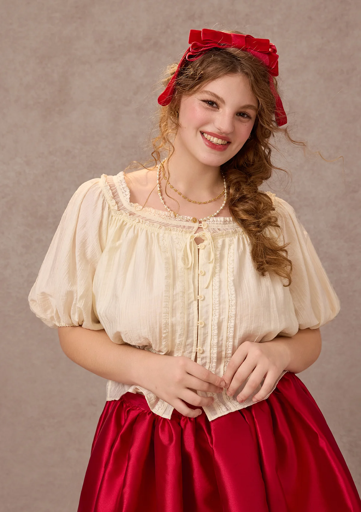 Curve&Plus Rose Heights Blouse - Image 4