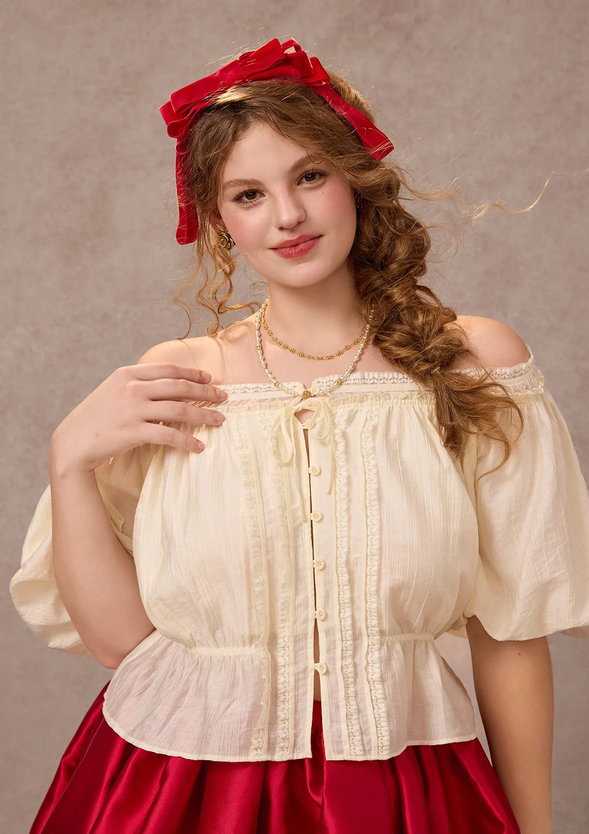 Curve&Plus Rose Heights Blouse - Image 8