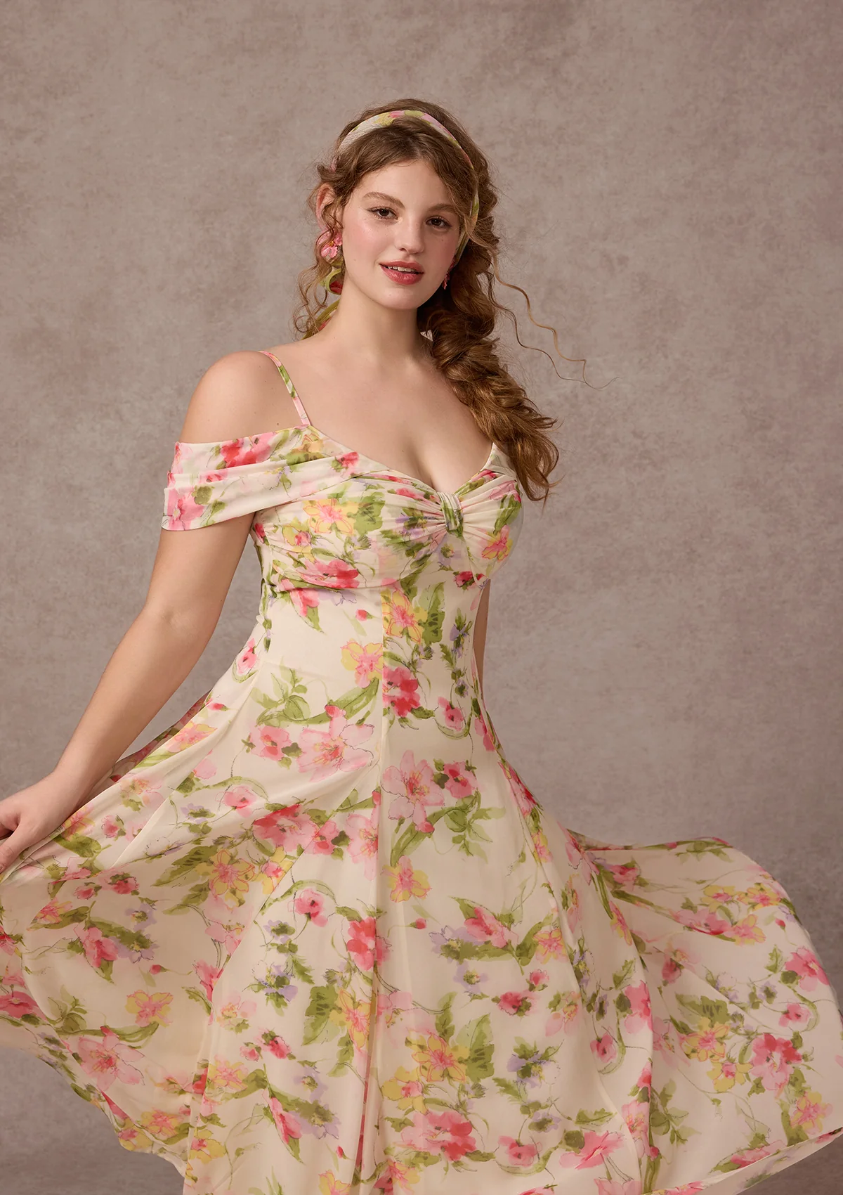 Curve&Plus Spring in Amalfi Dress - Image 3