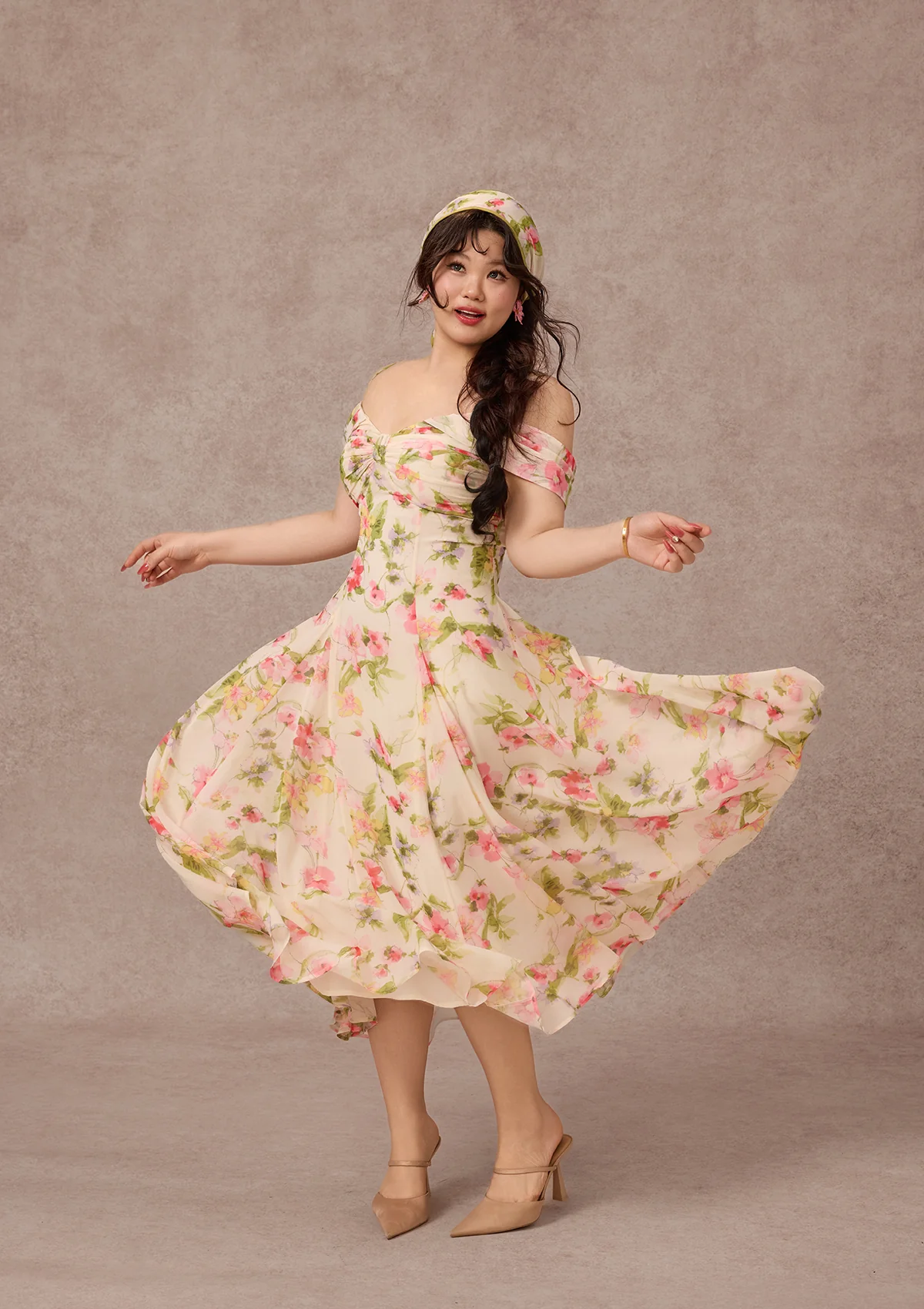 Curve&Plus Spring in Amalfi Dress - Image 4