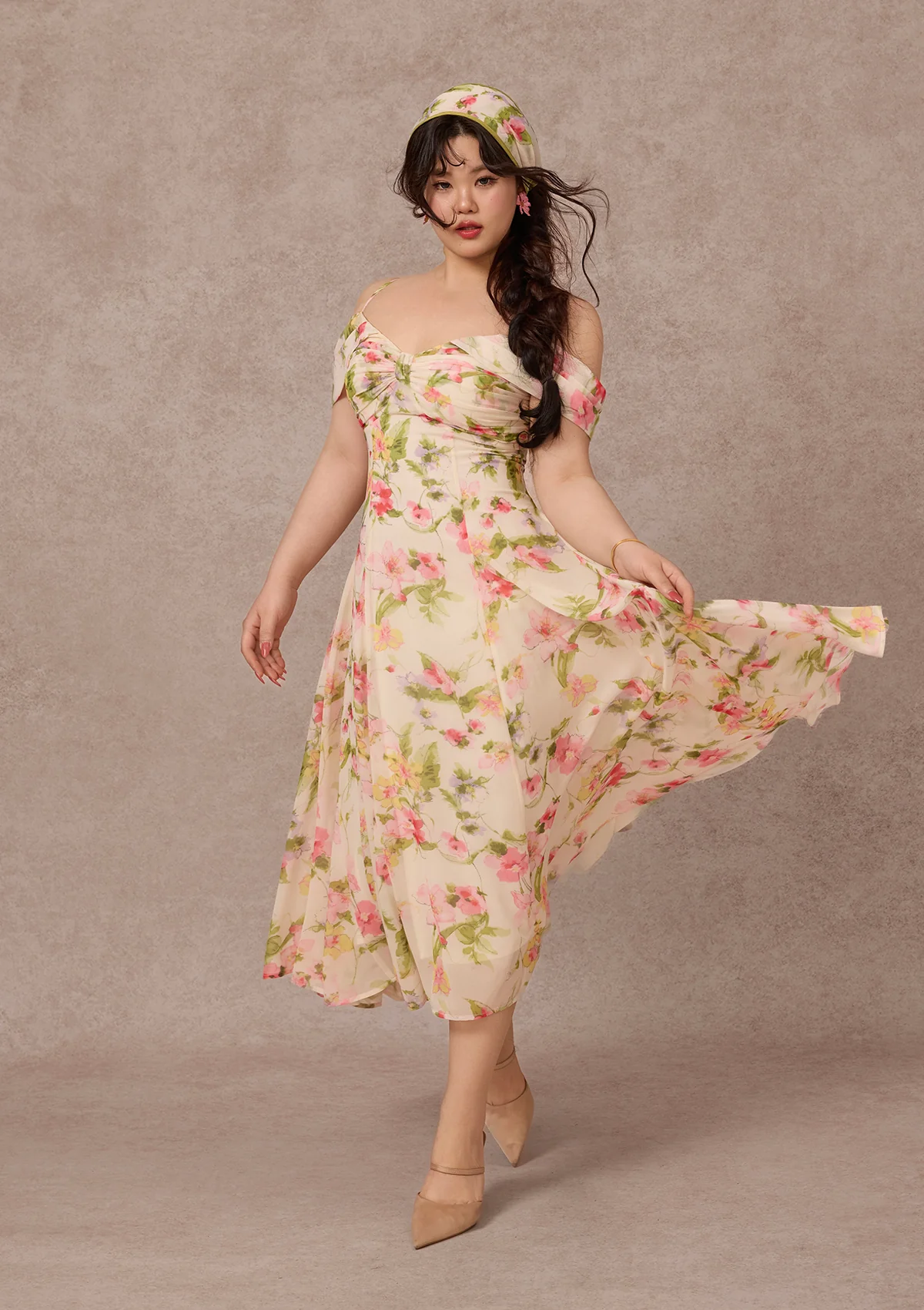 Curve&Plus Spring in Amalfi Dress - Image 8