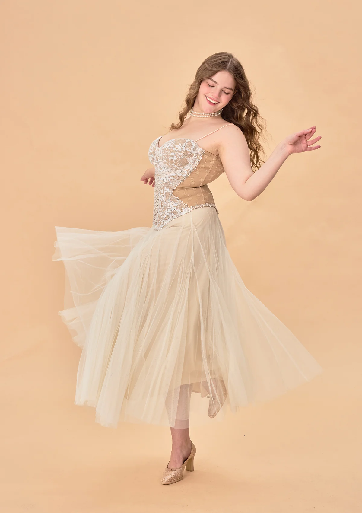 Curve & Plus "White Moon, Weaving Dreams" Corset - Image 5