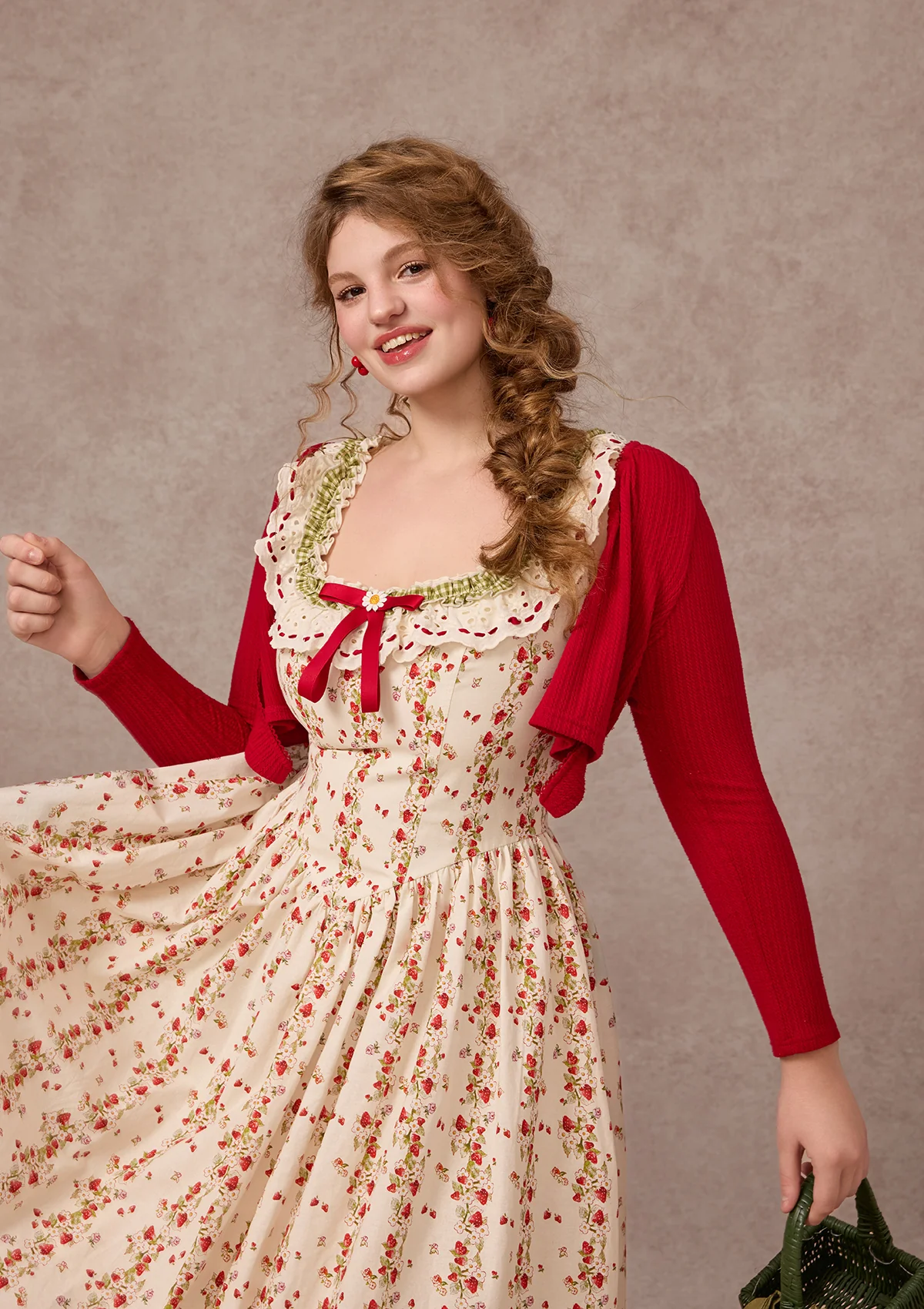Curve&Plus Wildberry Picnic Dress - Image 8