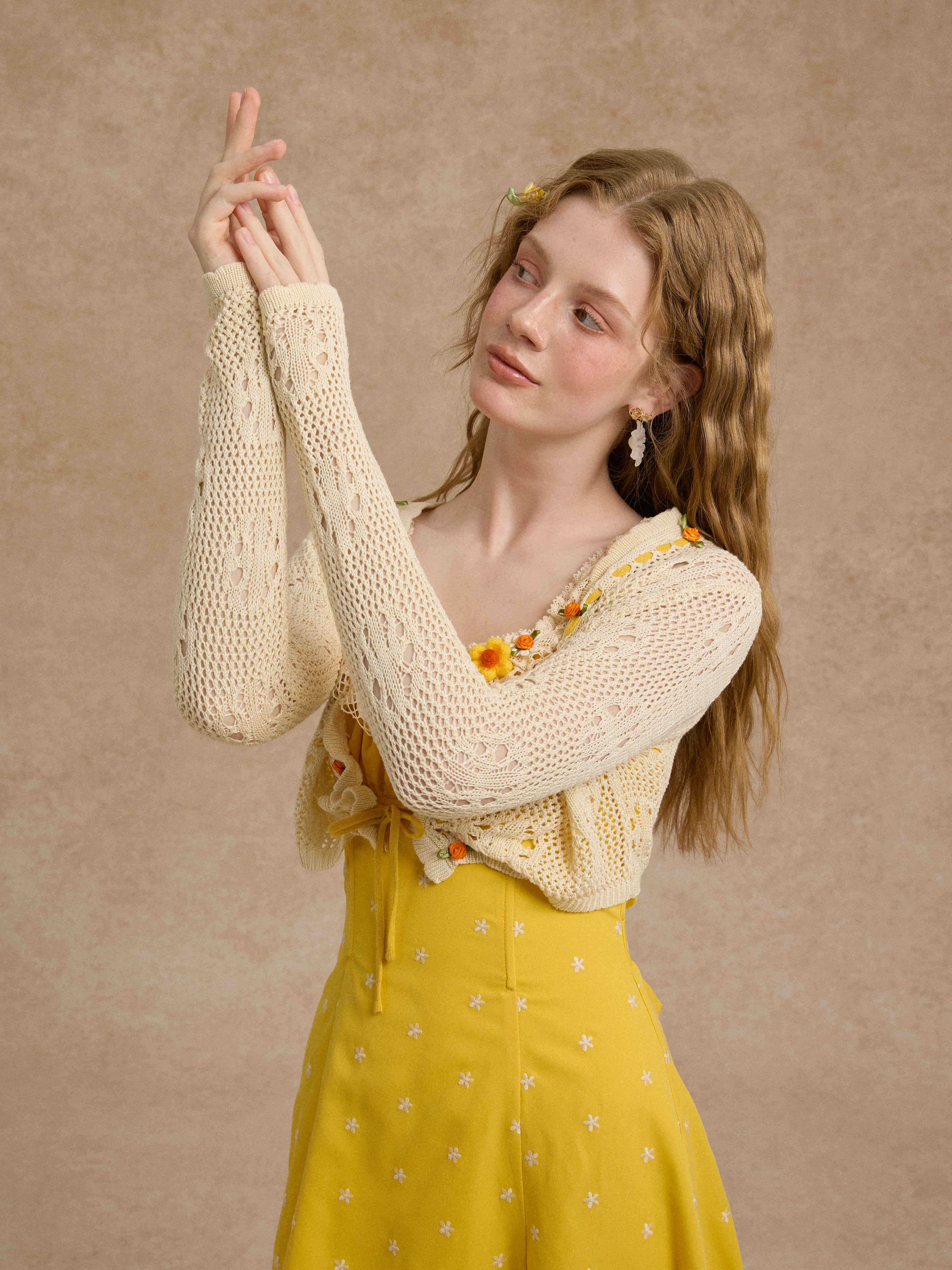 Little Orange Cardigan - Image 9