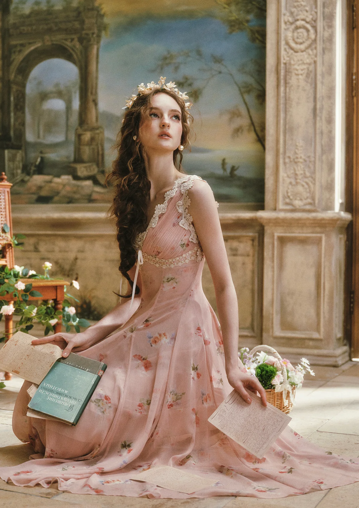 Old Rose Letter Dress - Image 5