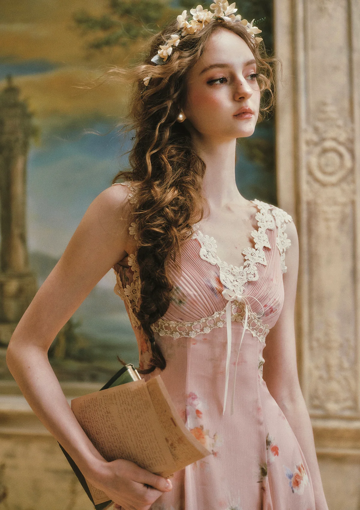 Old Rose Letter Dress - Image 6