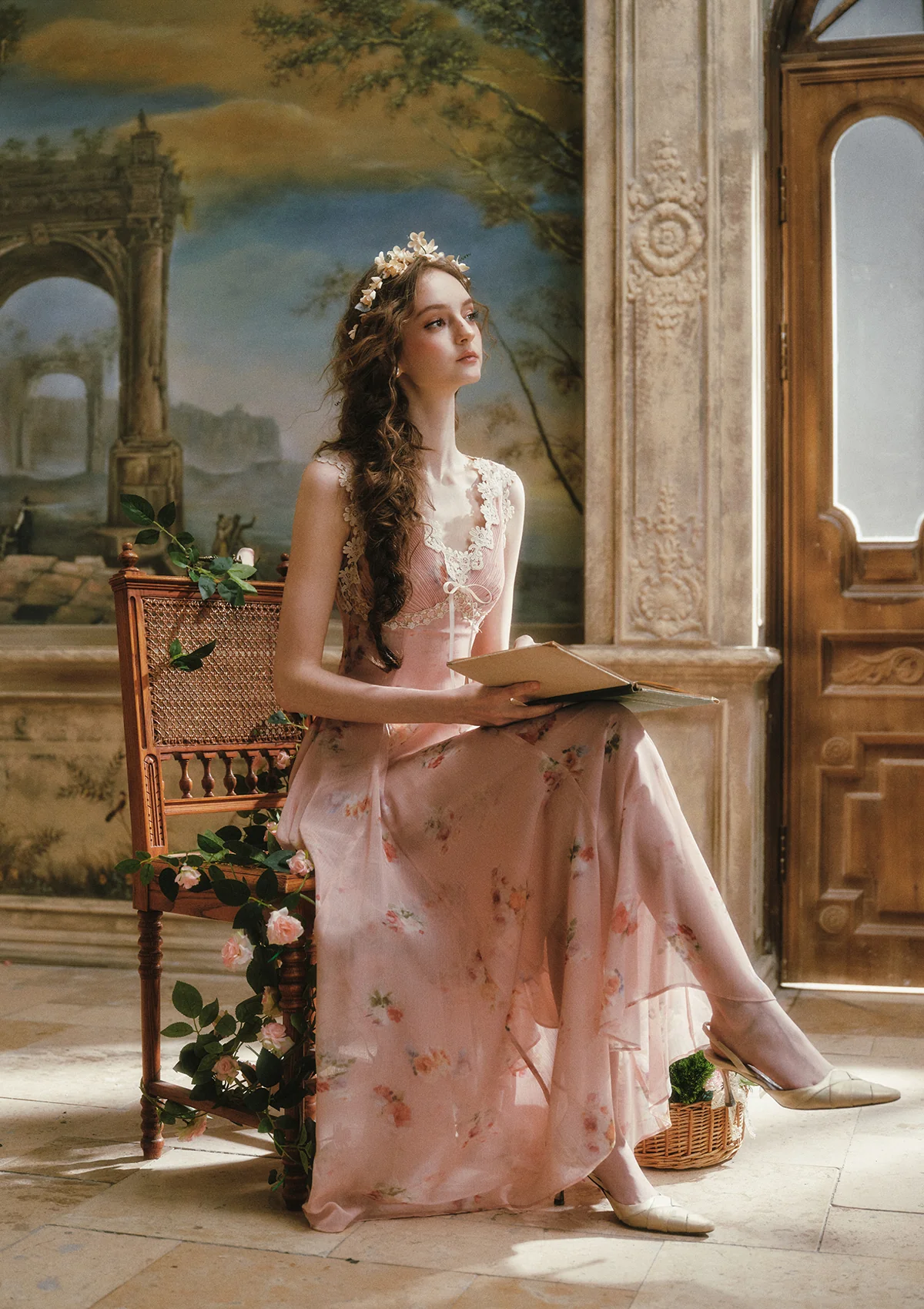 Old Rose Letter Dress - Image 7