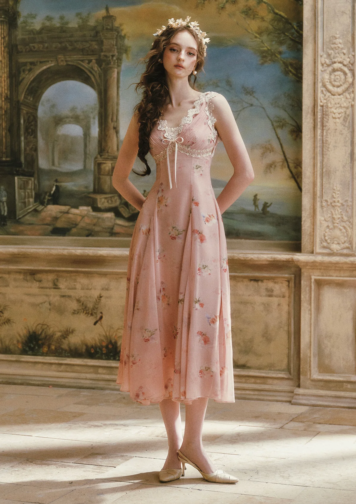 Old Rose Letter Dress - Image 8