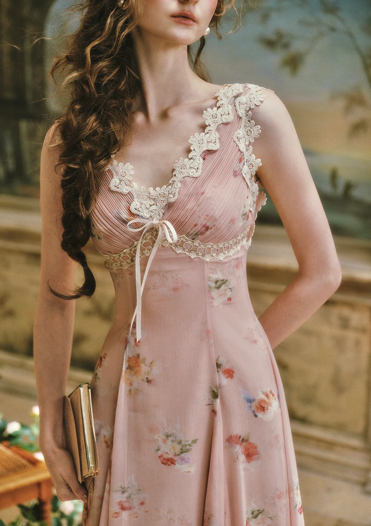 Old Rose Letter Dress - Image 9