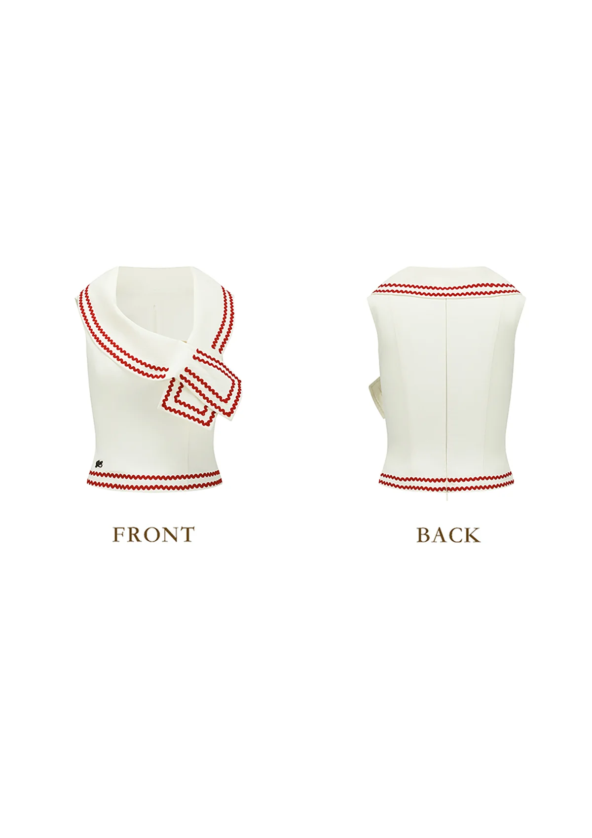 Red Navy Top - Image 3