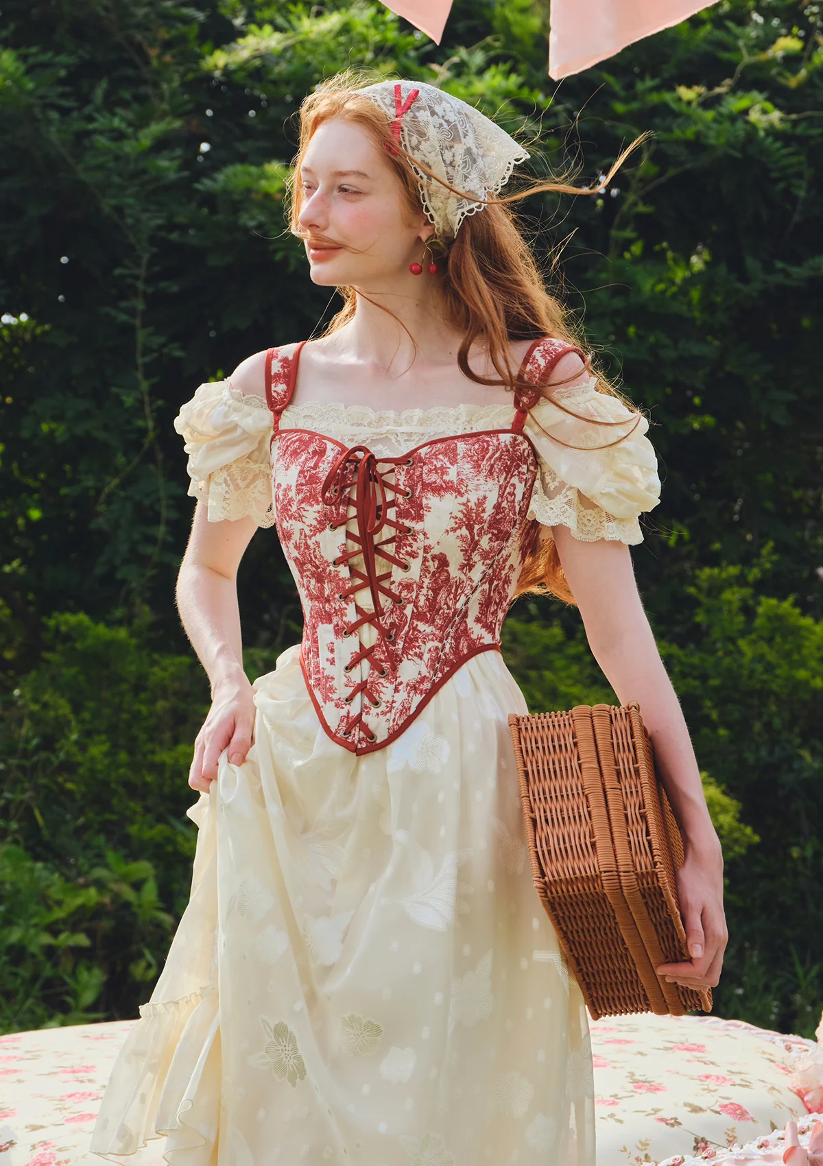 Red Winery Corset - Image 3