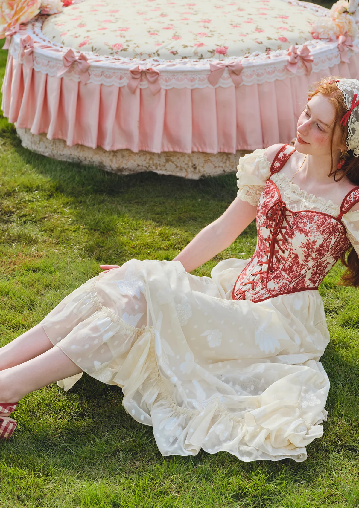 Red Winery Corset - Image 8
