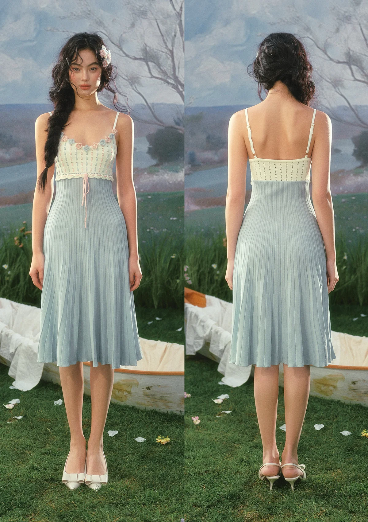 Rose Tide Knit Dress - Image 10