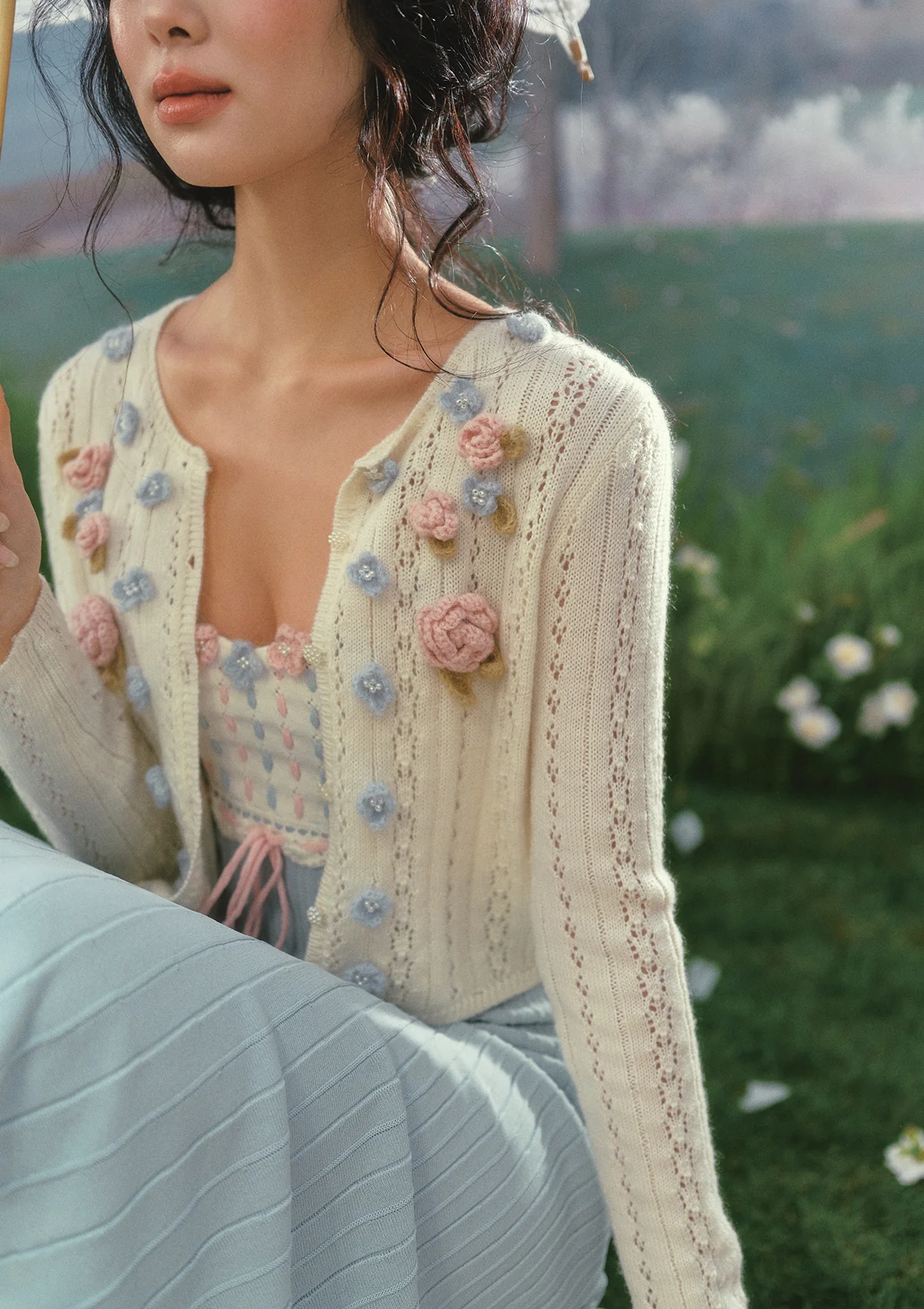 Rose Tide Knit Dress - Image 9