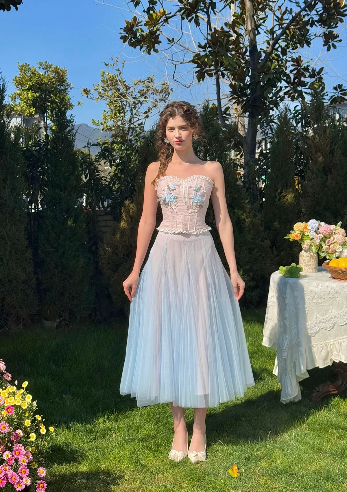 The Blue Lily Corset - Image 10