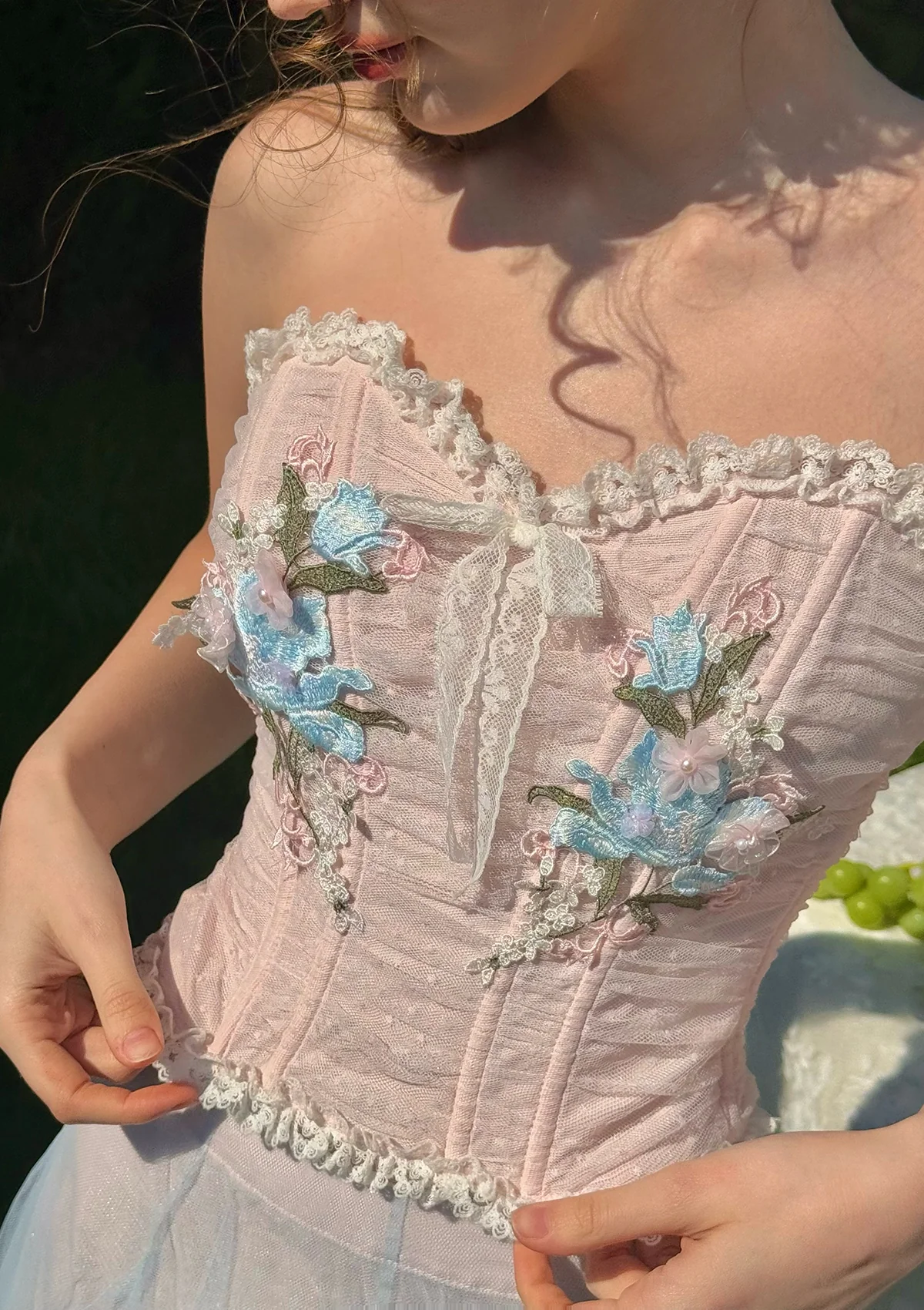 The Blue Lily Corset - Image 4