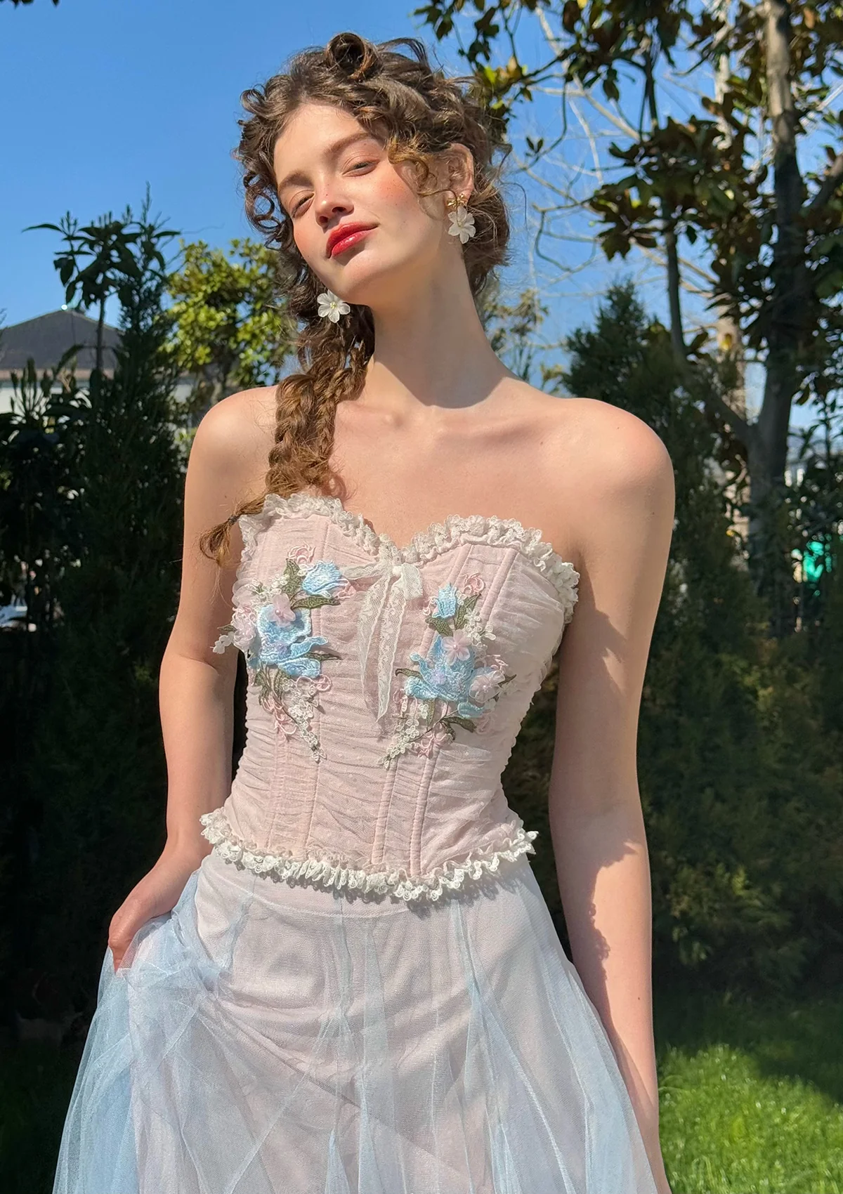 The Blue Lily Corset - Image 6