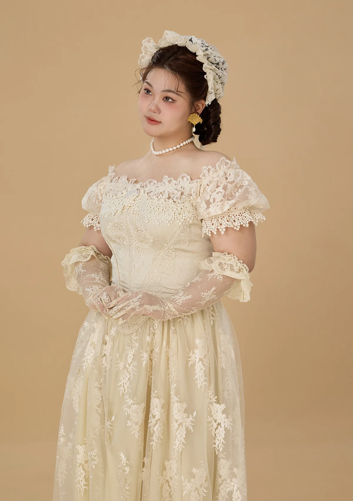 Curve & Plus The Tear of Blossom and Candle Corset Dress - Image 5