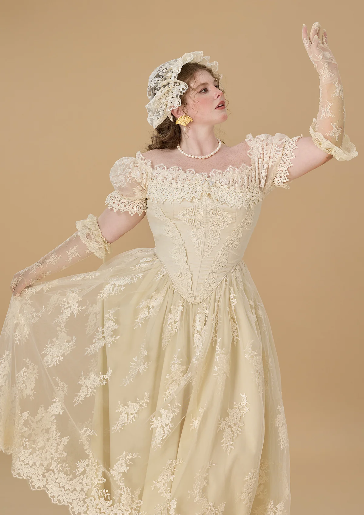 Curve & Plus The Tear of Blossom and Candle Corset Dress - Image 9