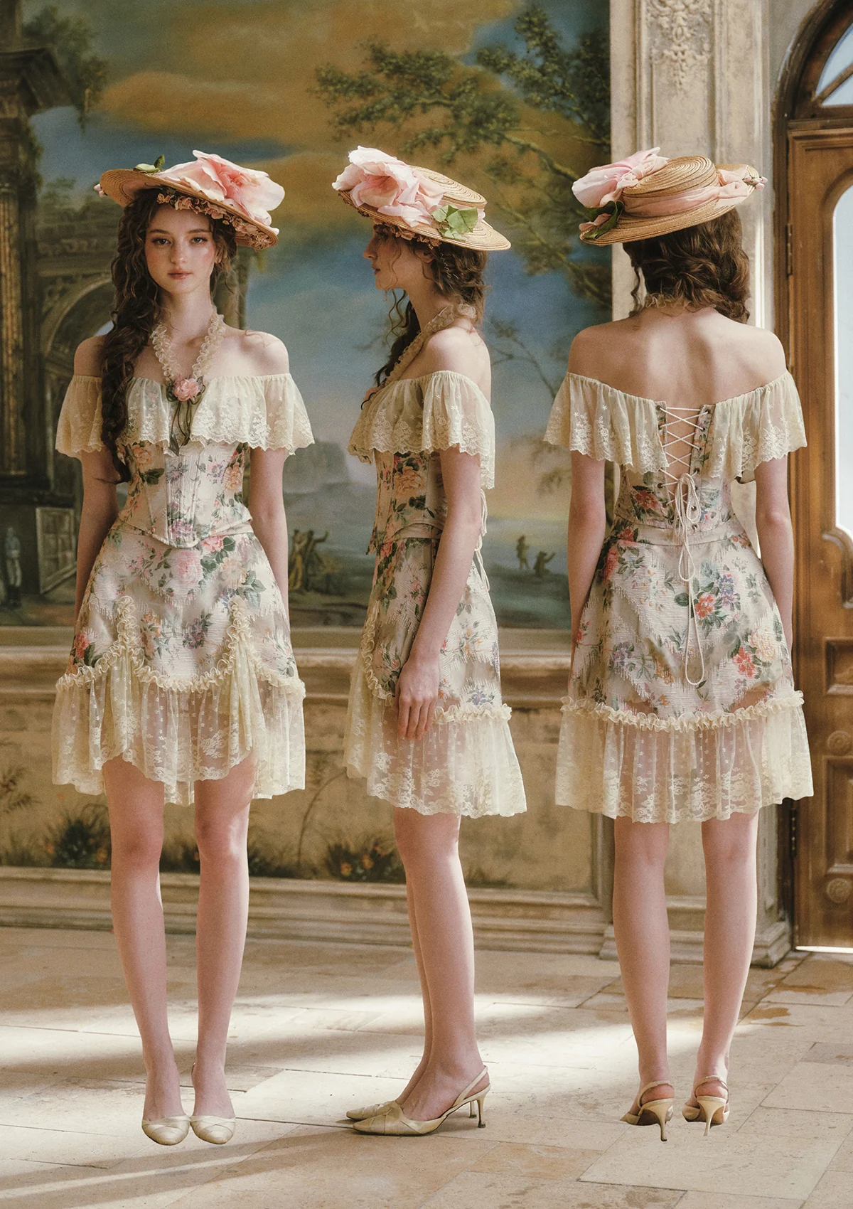 Versailles Rose Skirt - Image 3