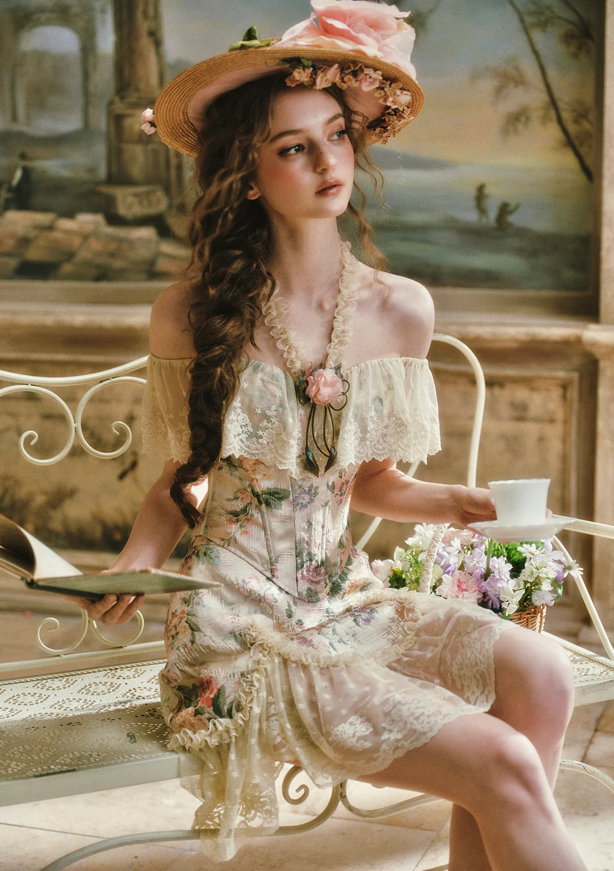 Versailles Rose Skirt - Image 4