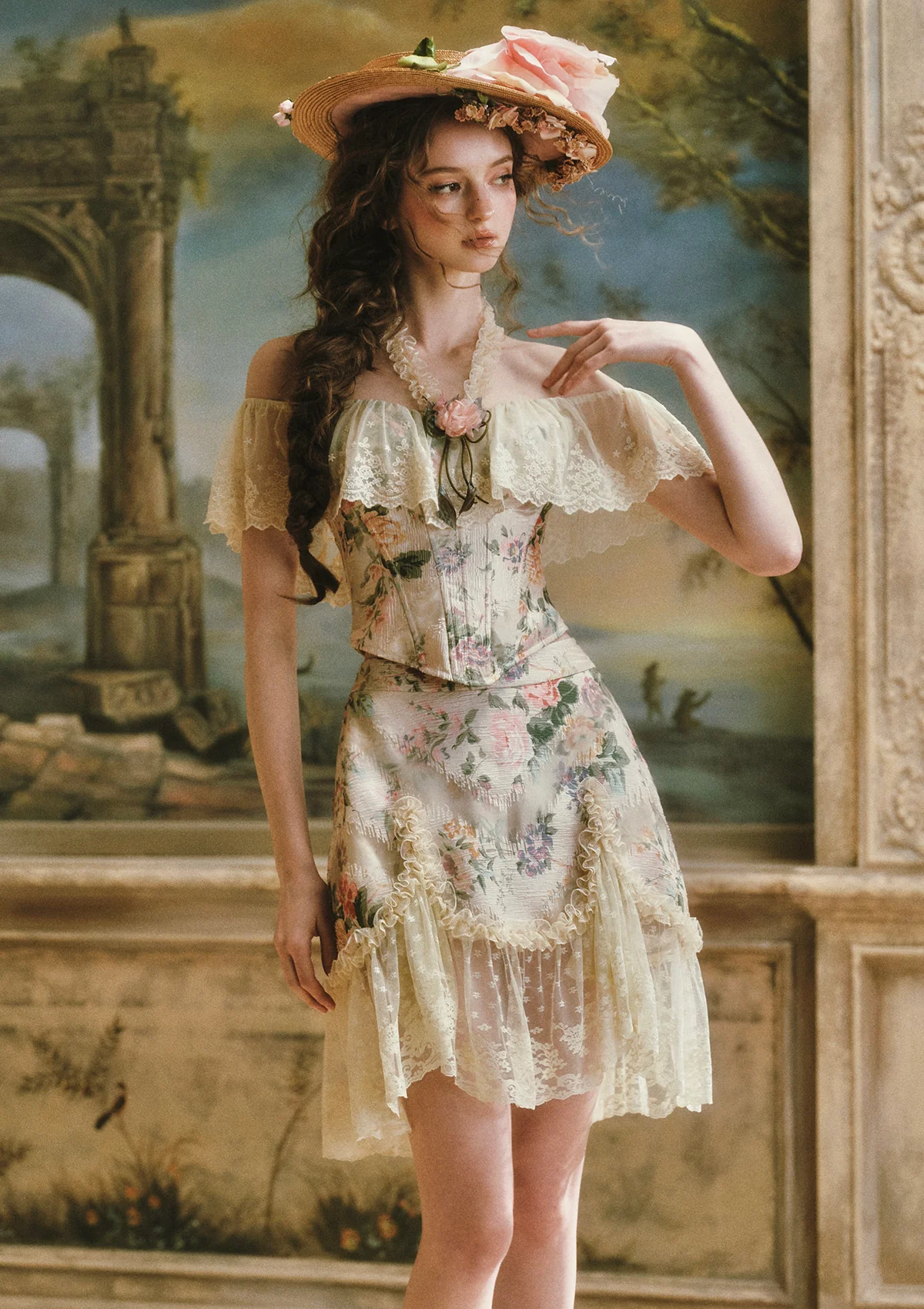 Versailles Rose Skirt - Image 8