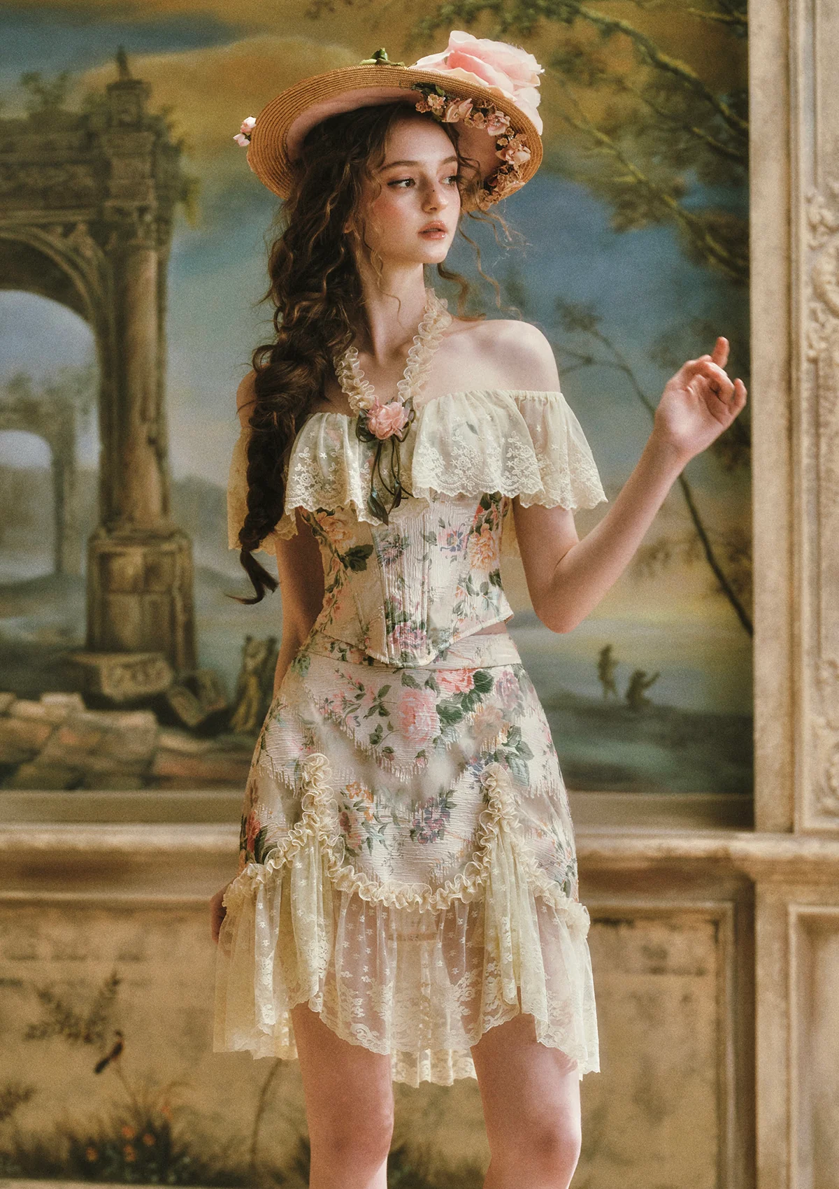 Versailles Rose Skirt - Image 9