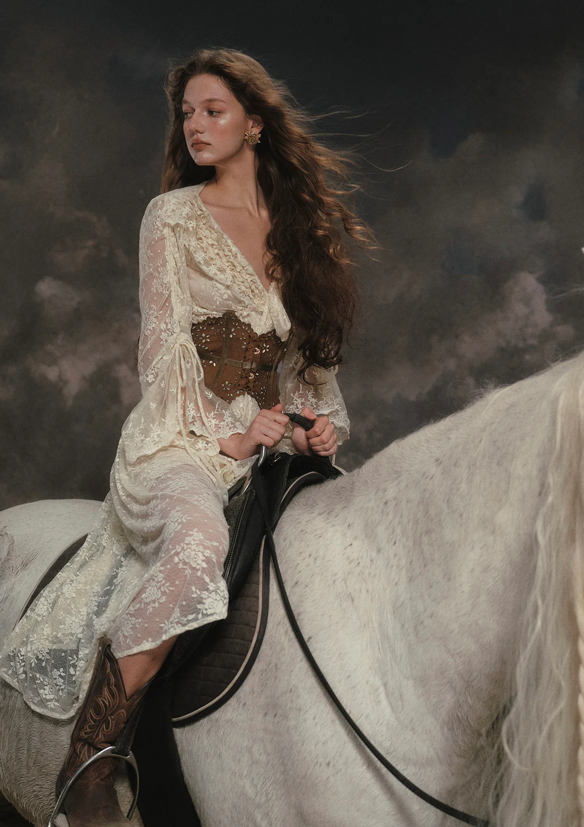 White Horse Princess Dress - Image 7